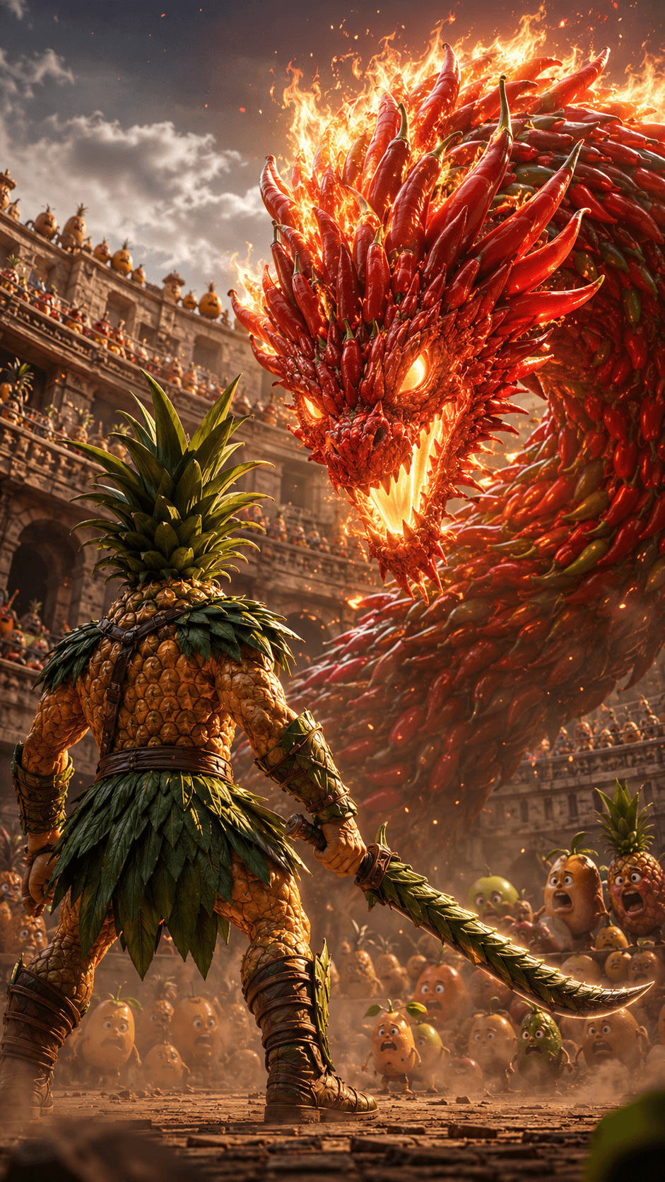 Batalha de gladiadores